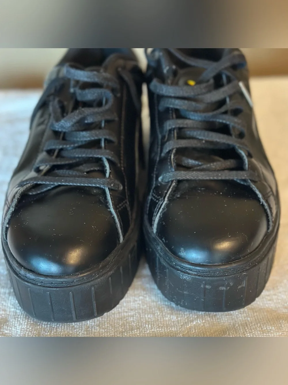 🖤🦋 PUMA Mayze Butterfly Platform Chunky Sneakers | Women’s Size 10 | All Black